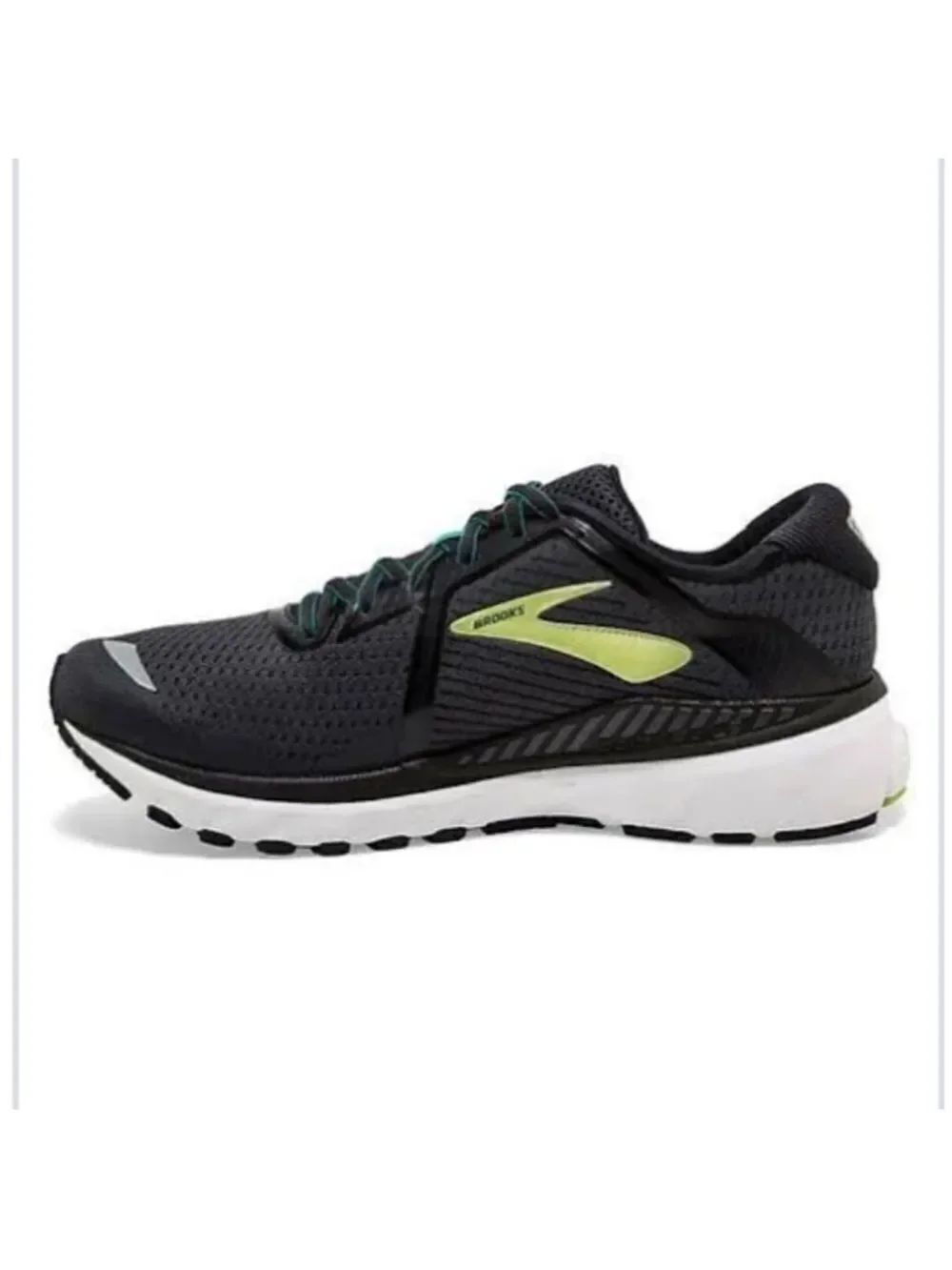 Brooks 9.5 Adrenaline 20 Running Sneakers DNA LOFT Black Green